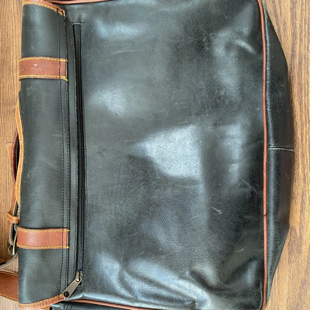 Vintage Eddie Bauer Leather Briefcase - Picture 5 of 7